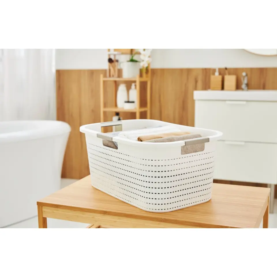 Rotho Wasmand Country 40L - wit