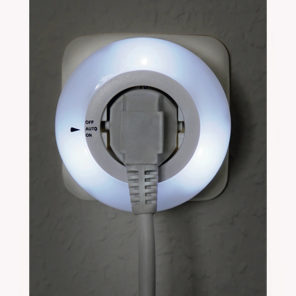 LED-Nachtlicht »Circle«, 0,8 W, Lichtfarbe: weiß, Kunststoff