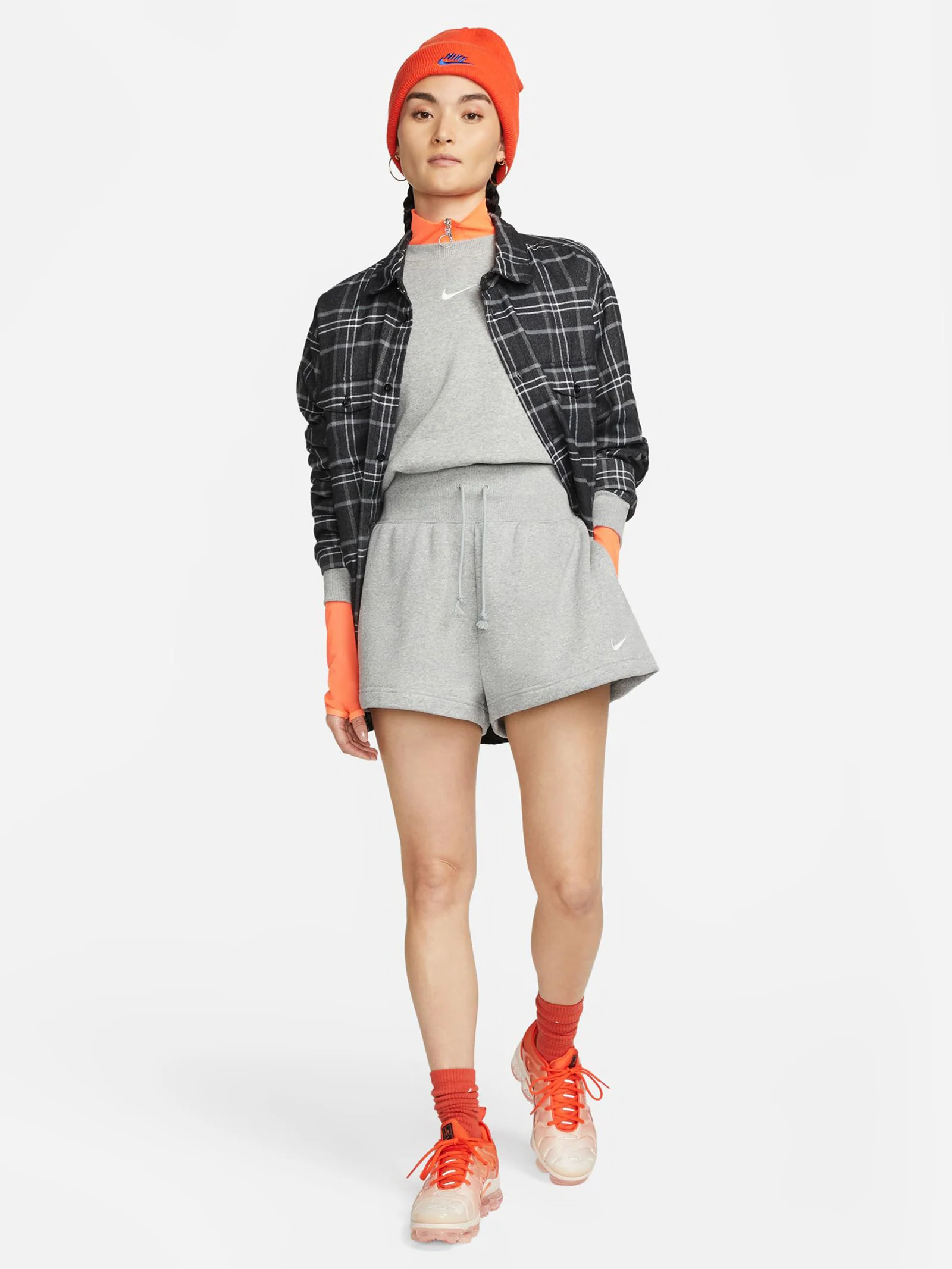 Phoenix Fleece High Waisted Shorts