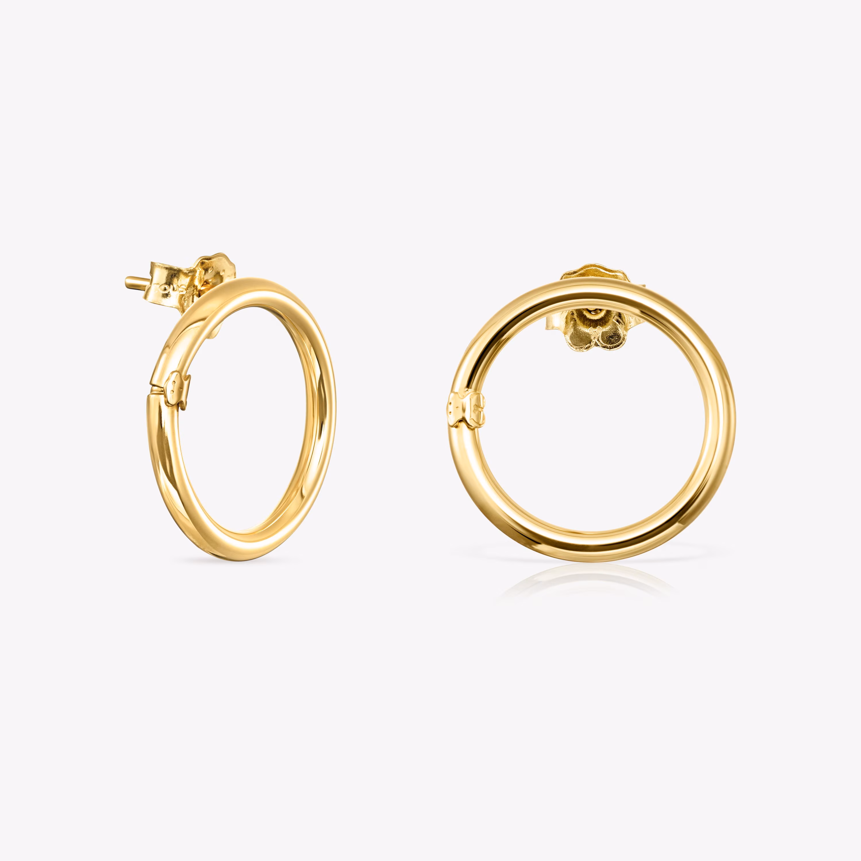 Pendientes de oro Hold