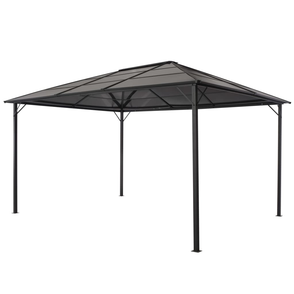 Namiot ogrodowy Czarny 4 x 3 m Stal vidaXL