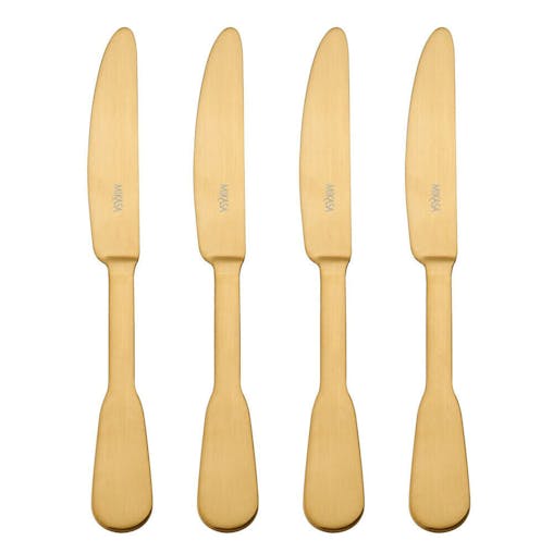 Mikasa Soho Gold 16 Piece Stainless Steel Cutlery Set 16pc