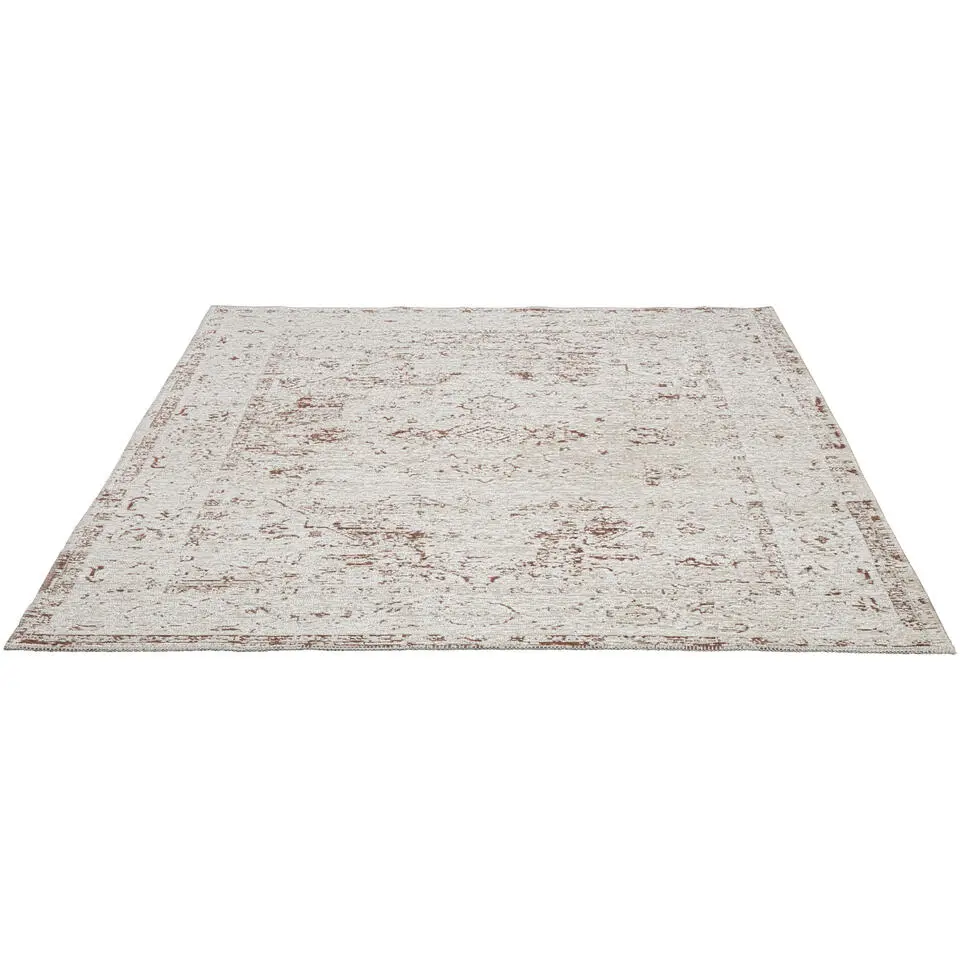 Vloerkleed Annur - cr&egrave;me/bruin - 160x230 cm