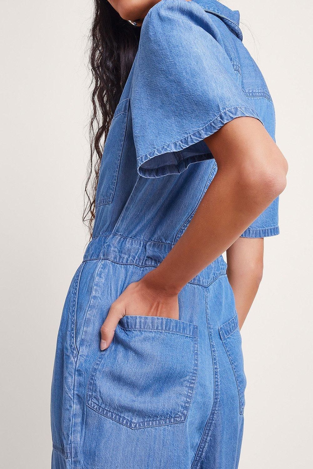 Monsoon Tara Denim Jumpsuit