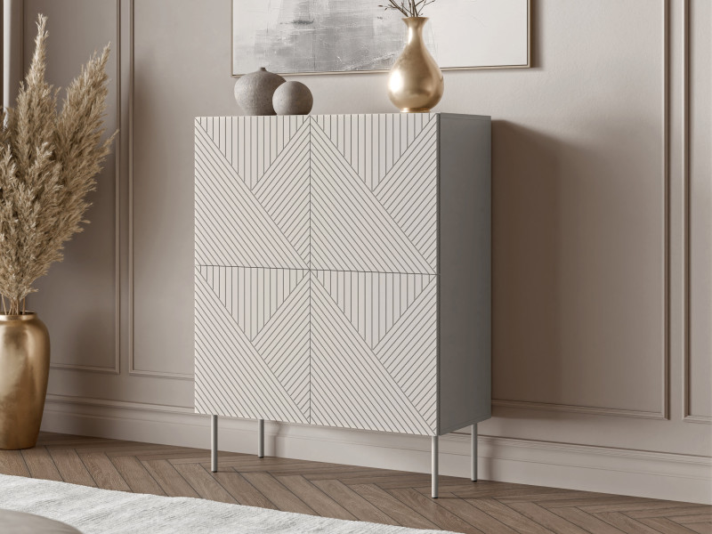 Komoda na nóżkach Art Deco Kaszmir 89 4D