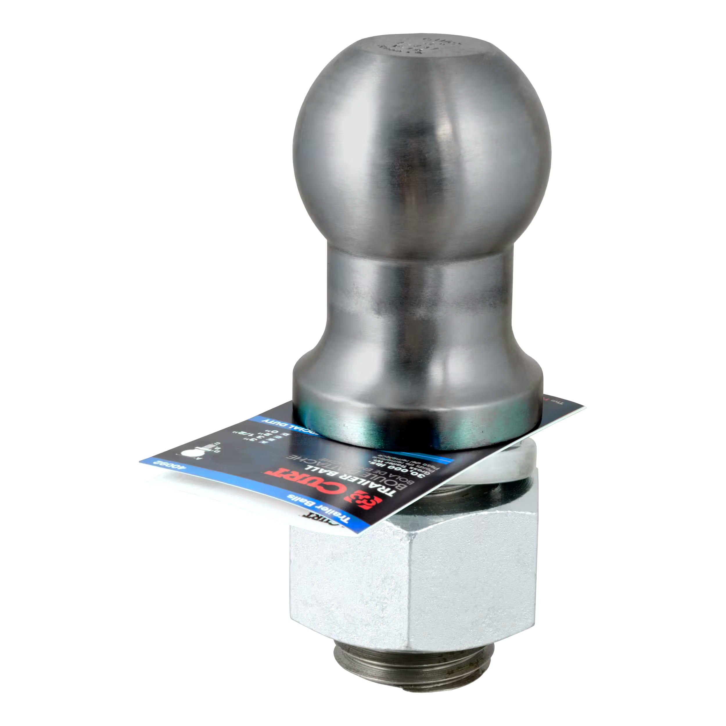 CURT Trailer Ball, 3-in