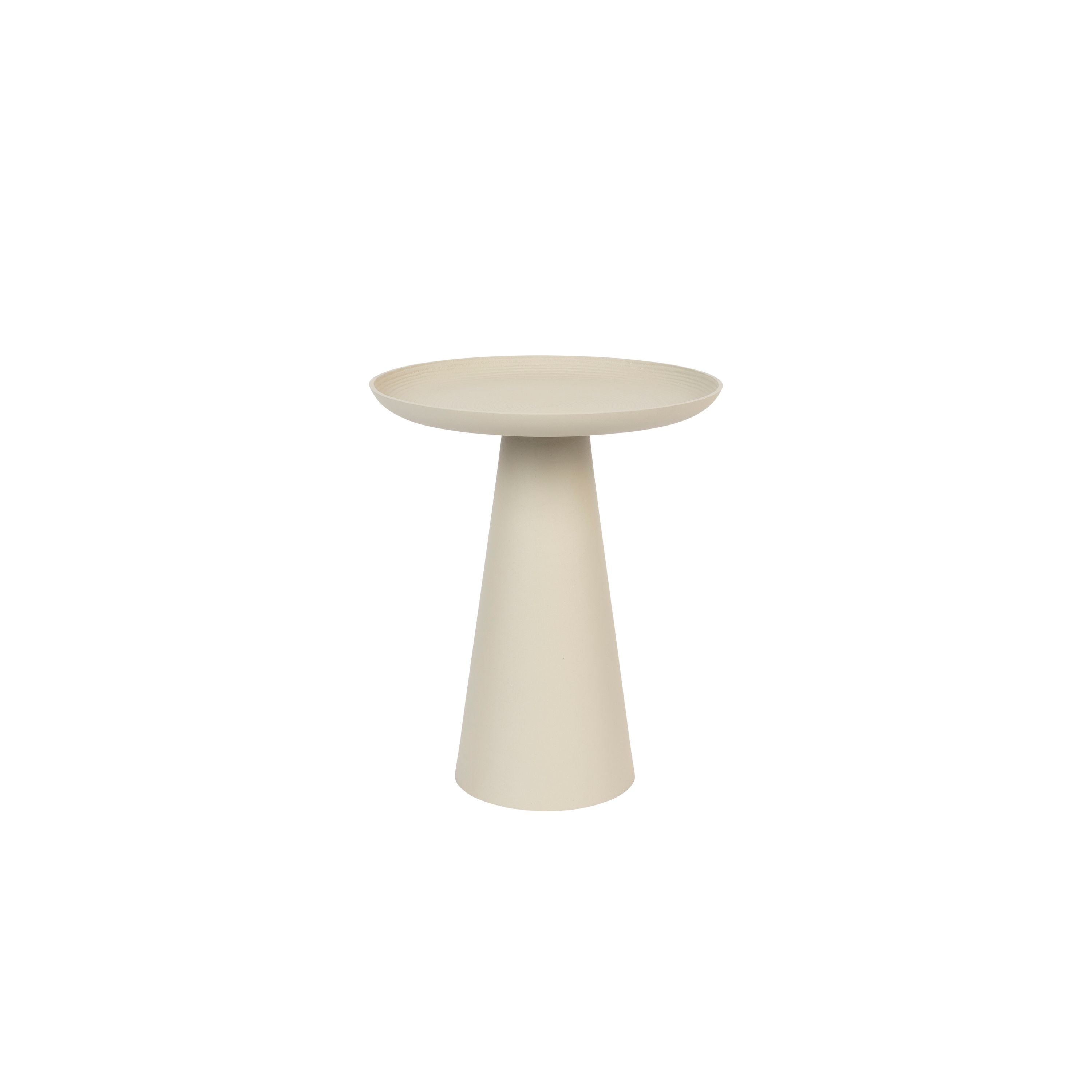 Housecraft Living Ringar Bijzettafel Rond 34,5x34,5 cm Metaal Wit