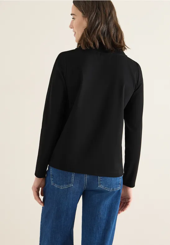 Sweatshirt mit Glitzertape