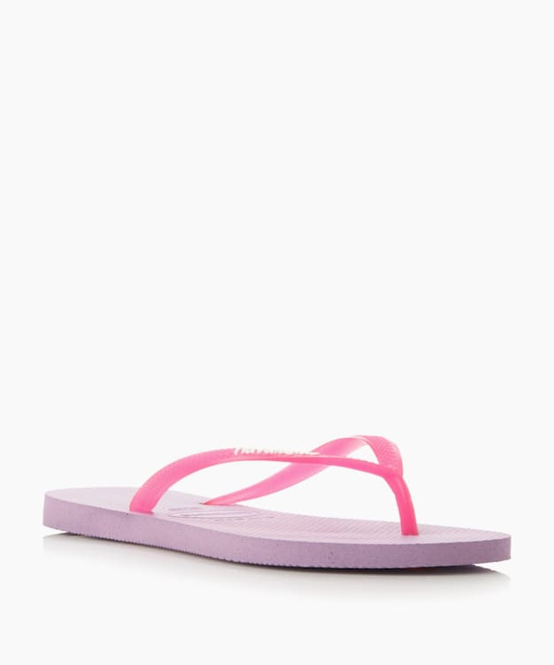 Slim Flip Flops Purple - Havaianas Two-Tone Flip Flops