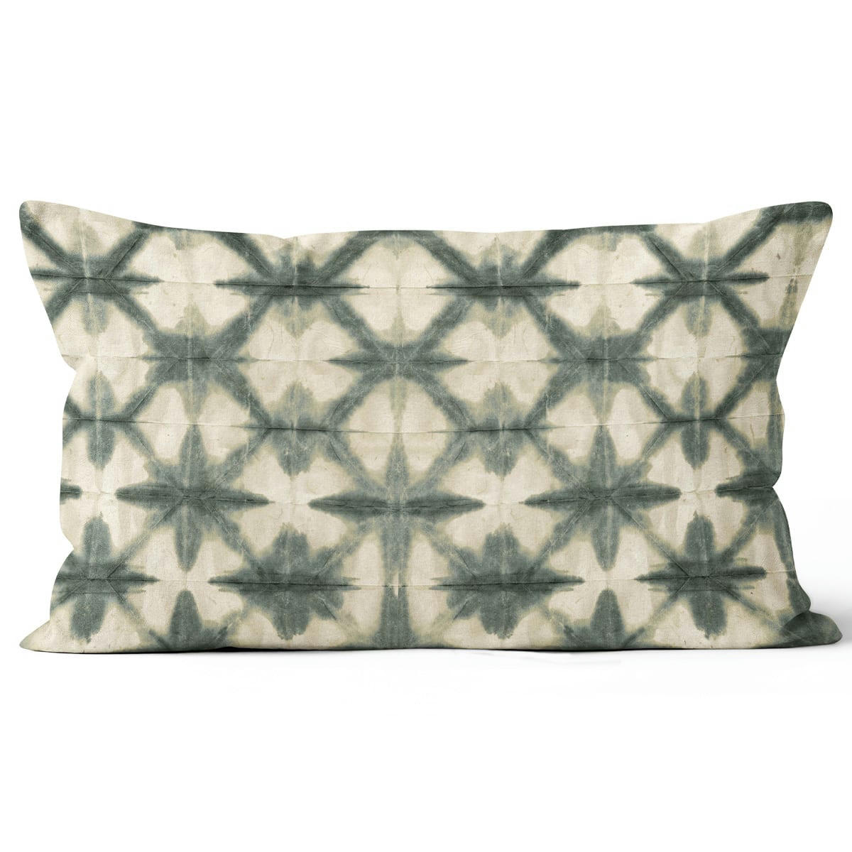 - Coussin imprimé polyester vert 40x60cm