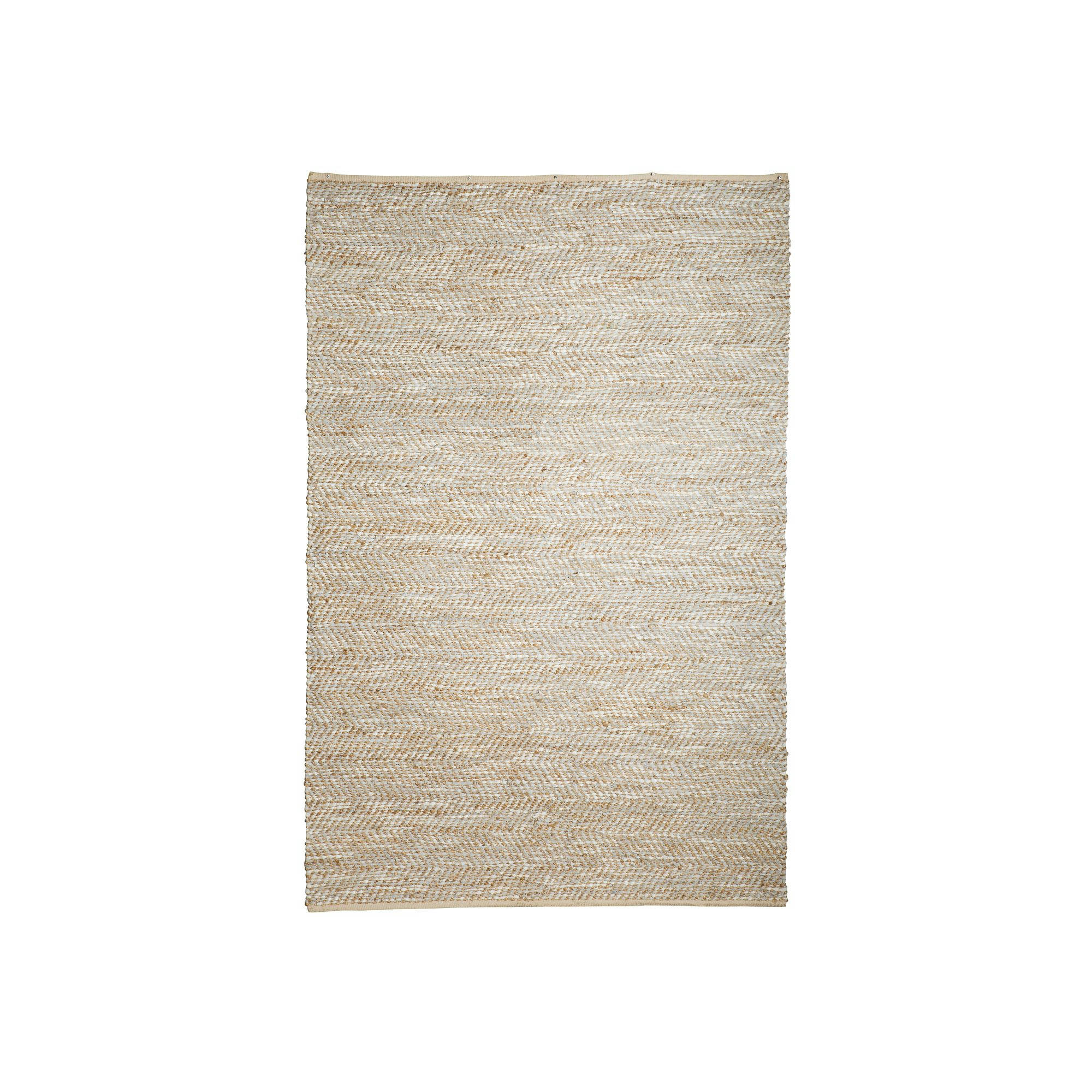 BODUM - Tapis en cuir recyclé, jute et coton 170x240cm