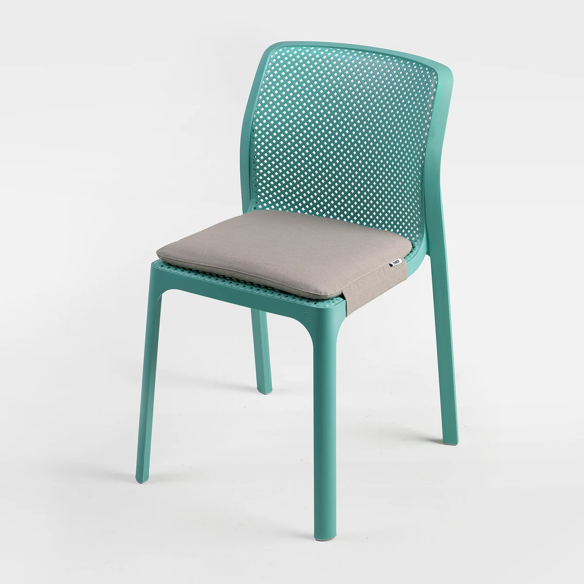 Nardi - Bit Stuhl Sitzkissen, 39 x 41 cm, grau