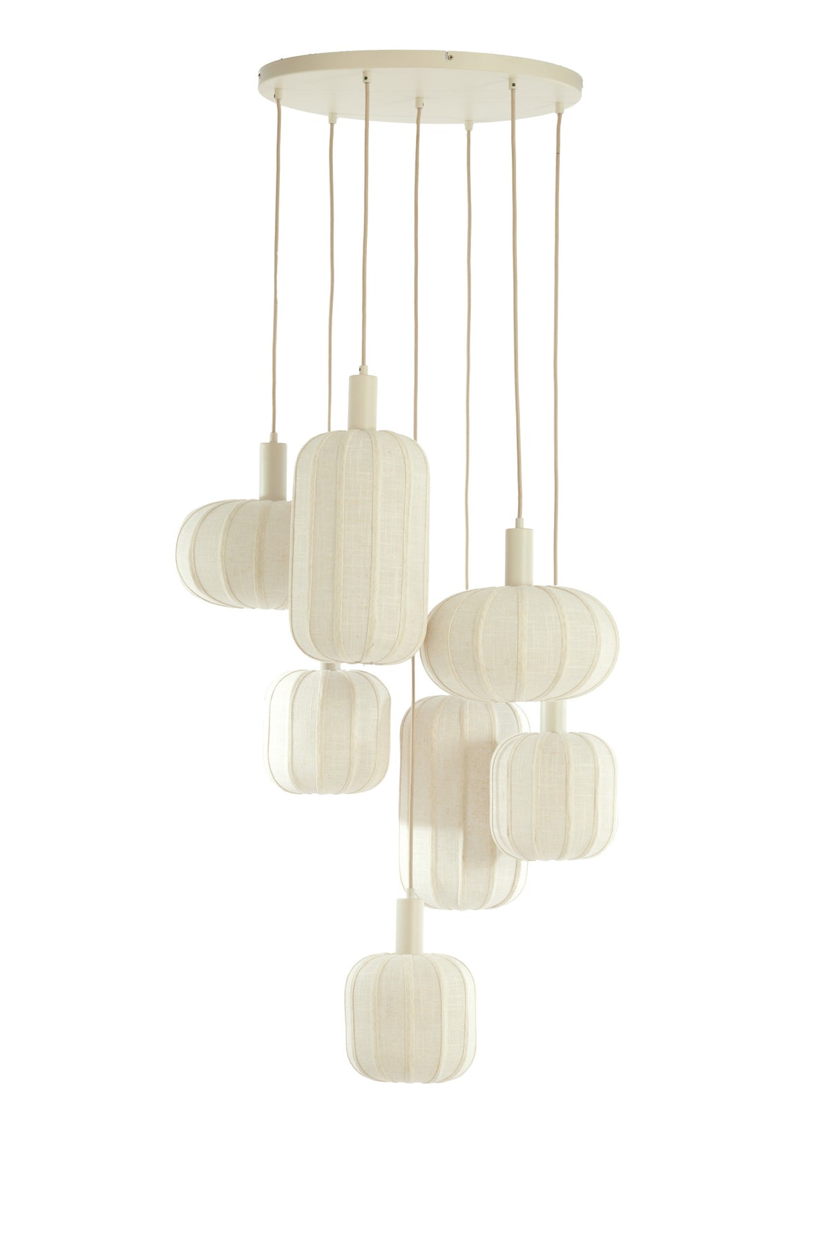 Light & Living hanglamp TUFIA - wit - Ø53x34cm