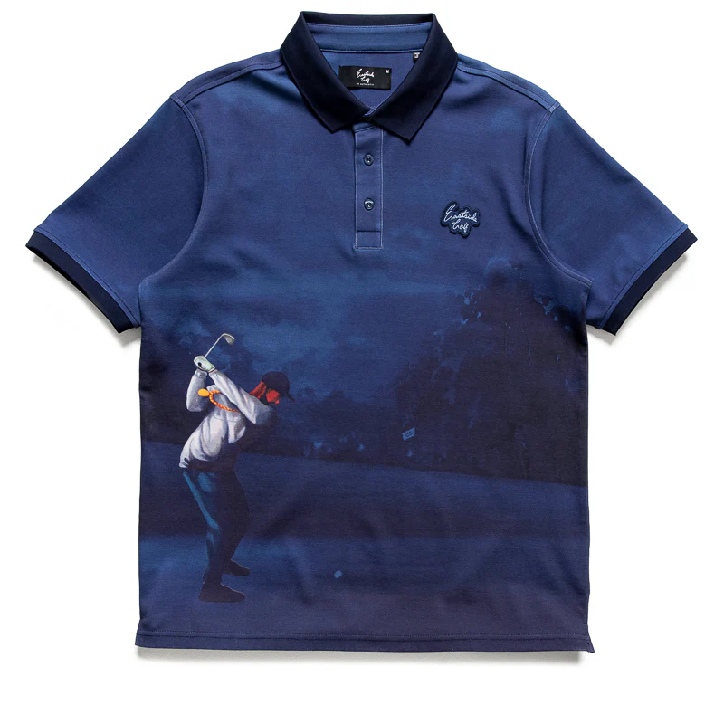 Eastside Golf Canvas Pique Polo - Blue Void