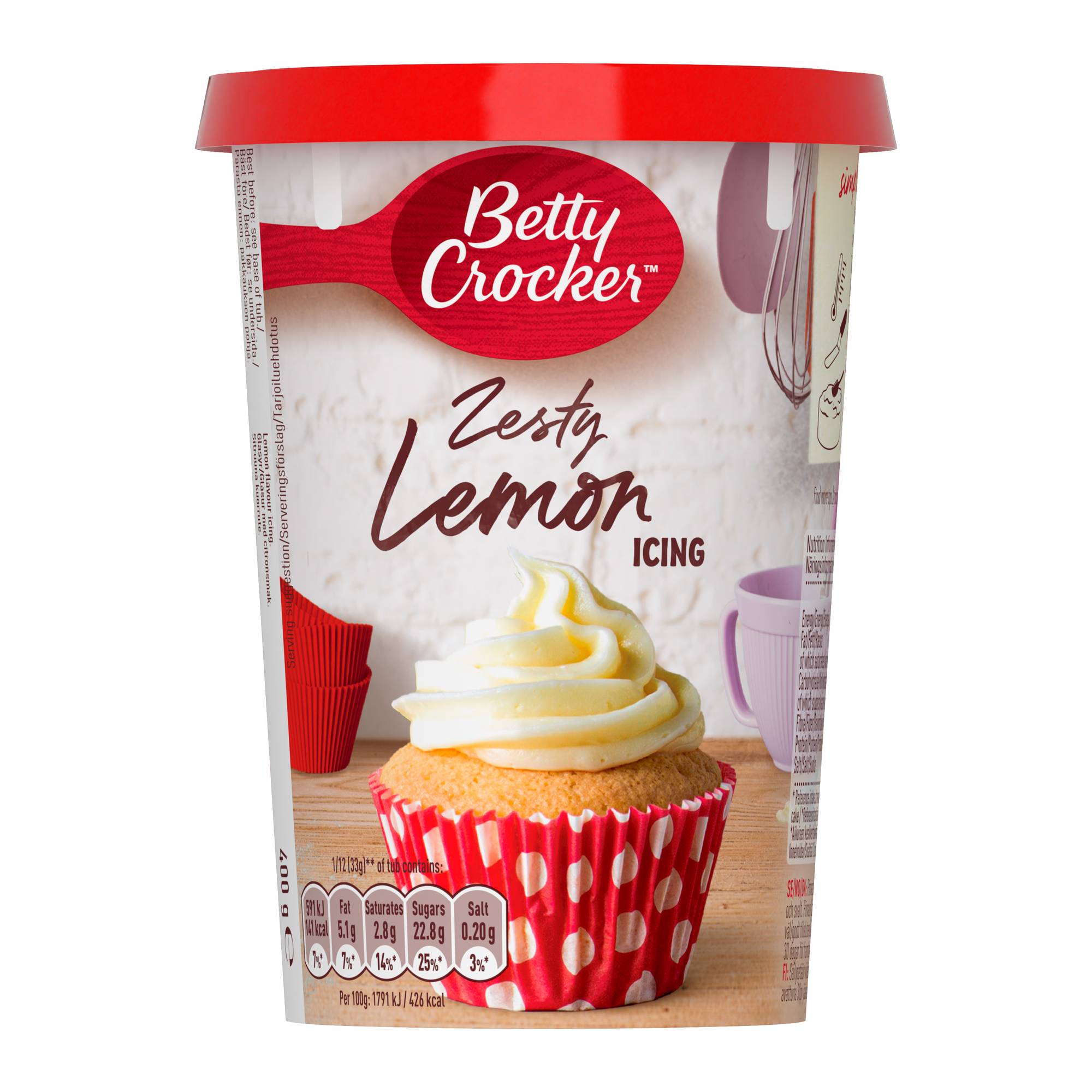 Betty Crocker Zesty Lemon Icing 400g