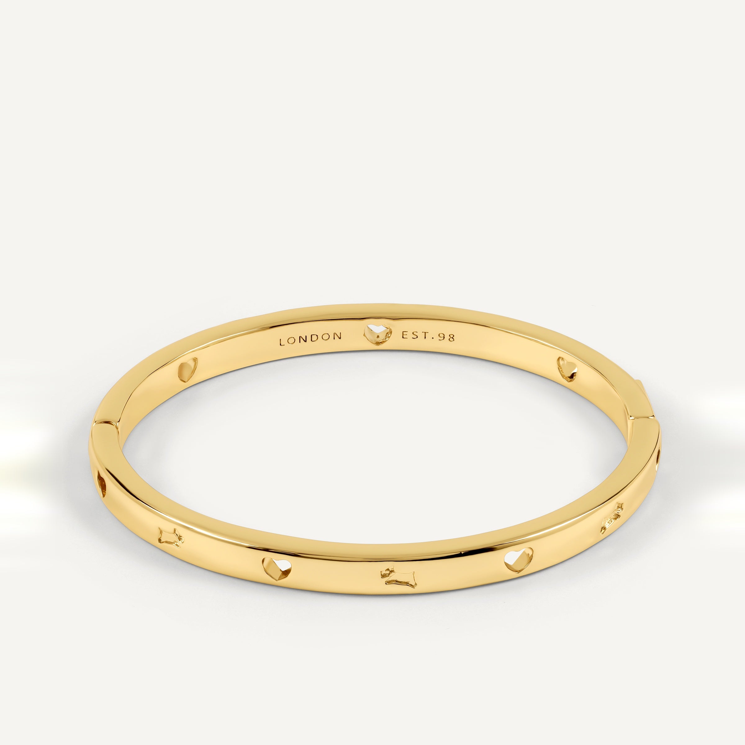 The Camden - Cut Out Heart And Dog Bangle