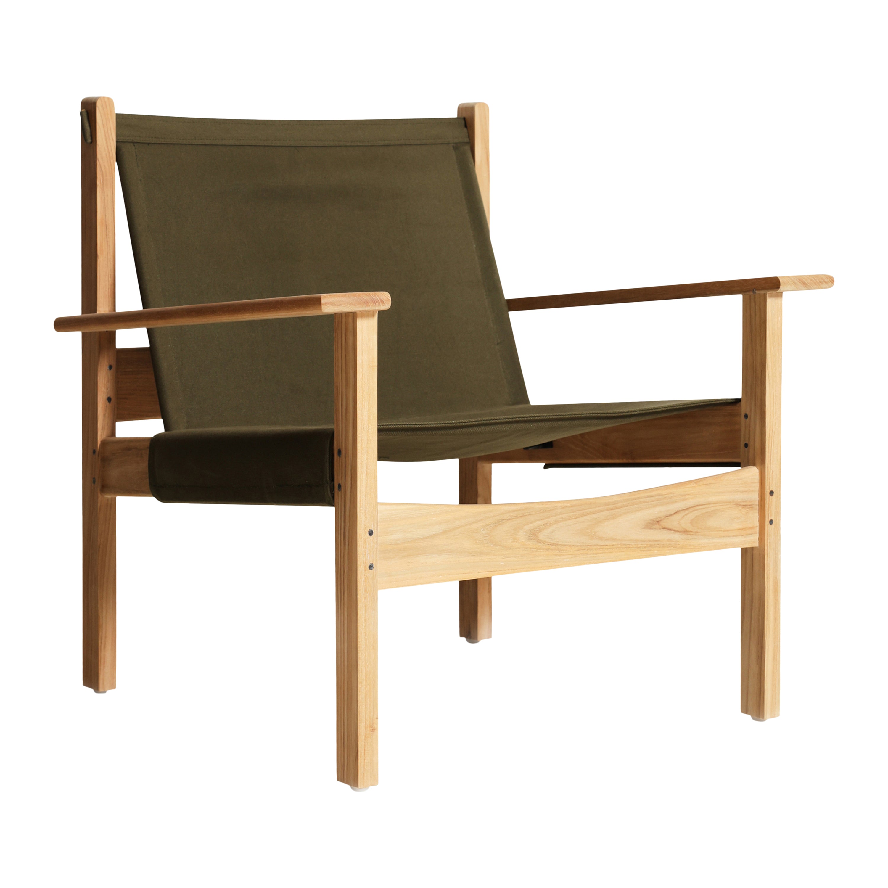 HKliving Explorer Lounger - Army Green