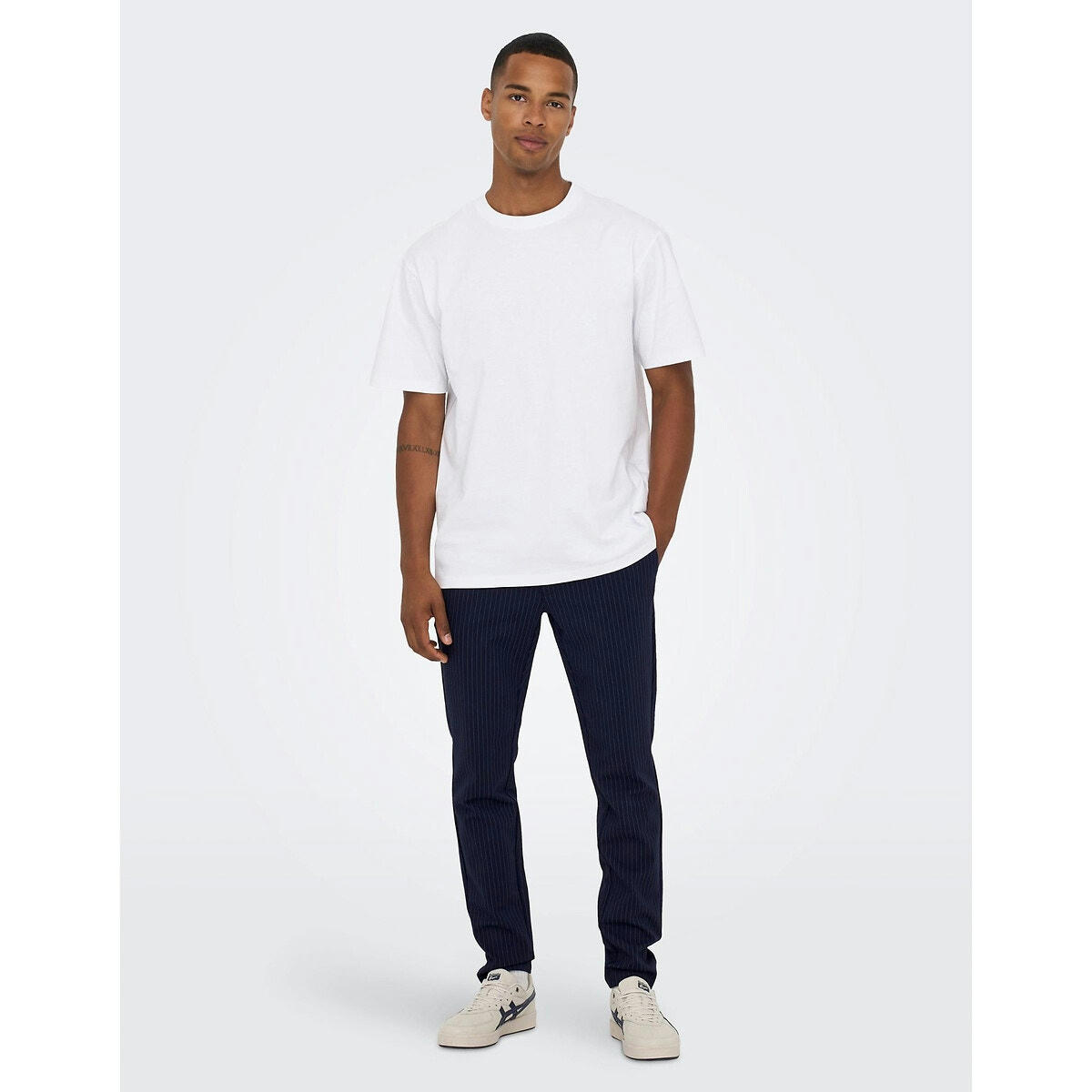 Pantalon rayé Mark