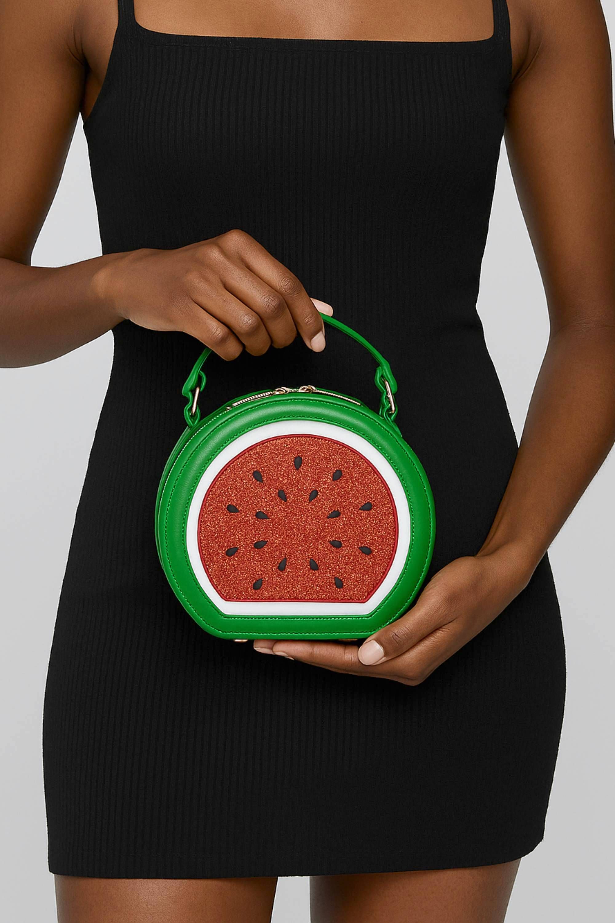 AJVANI Novelty Fruit Watermelon Clutch Crossbody Canteen Bag