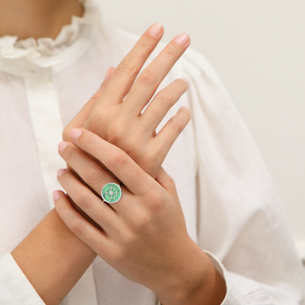 Bague Porte-Bonheur Trèfle