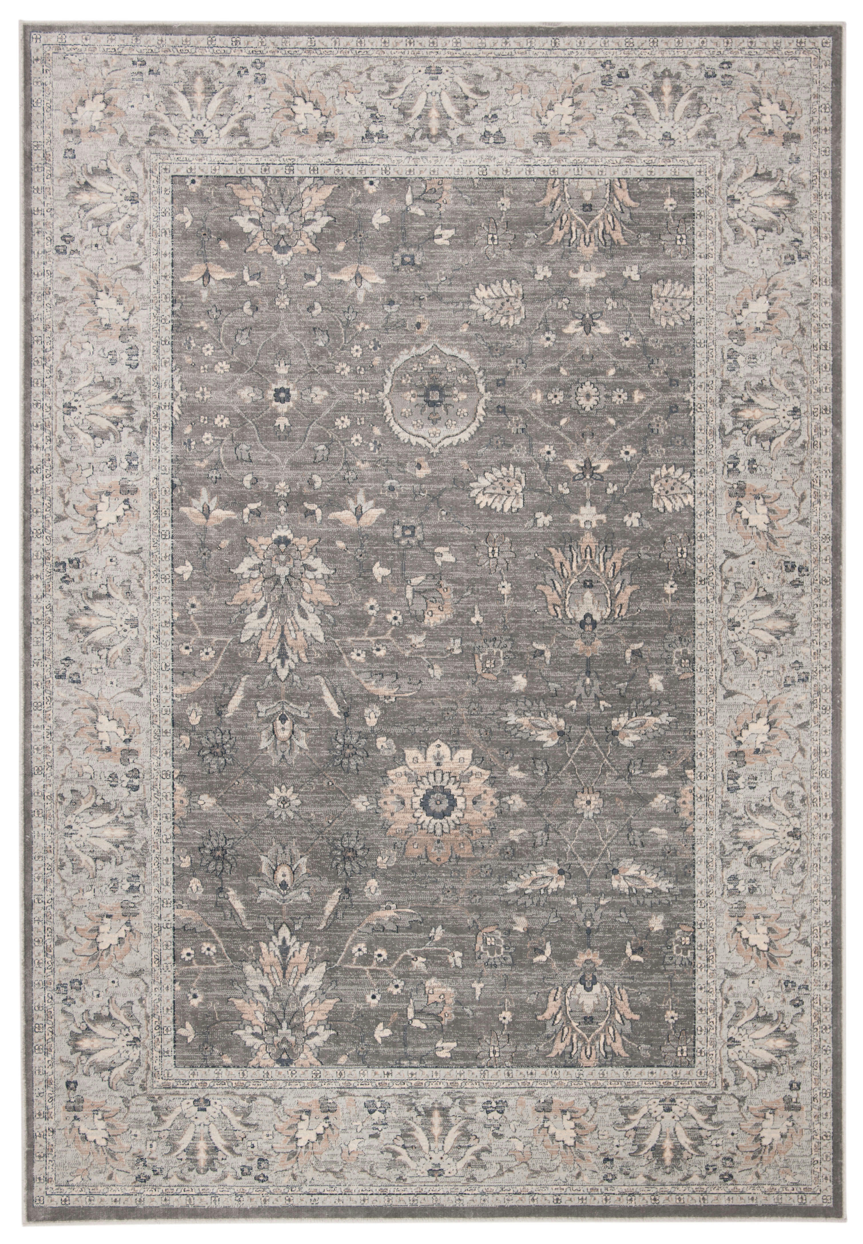 VINTAGE - Tapis d'intérieur en Gris & Naturel, 160 X 229 cm