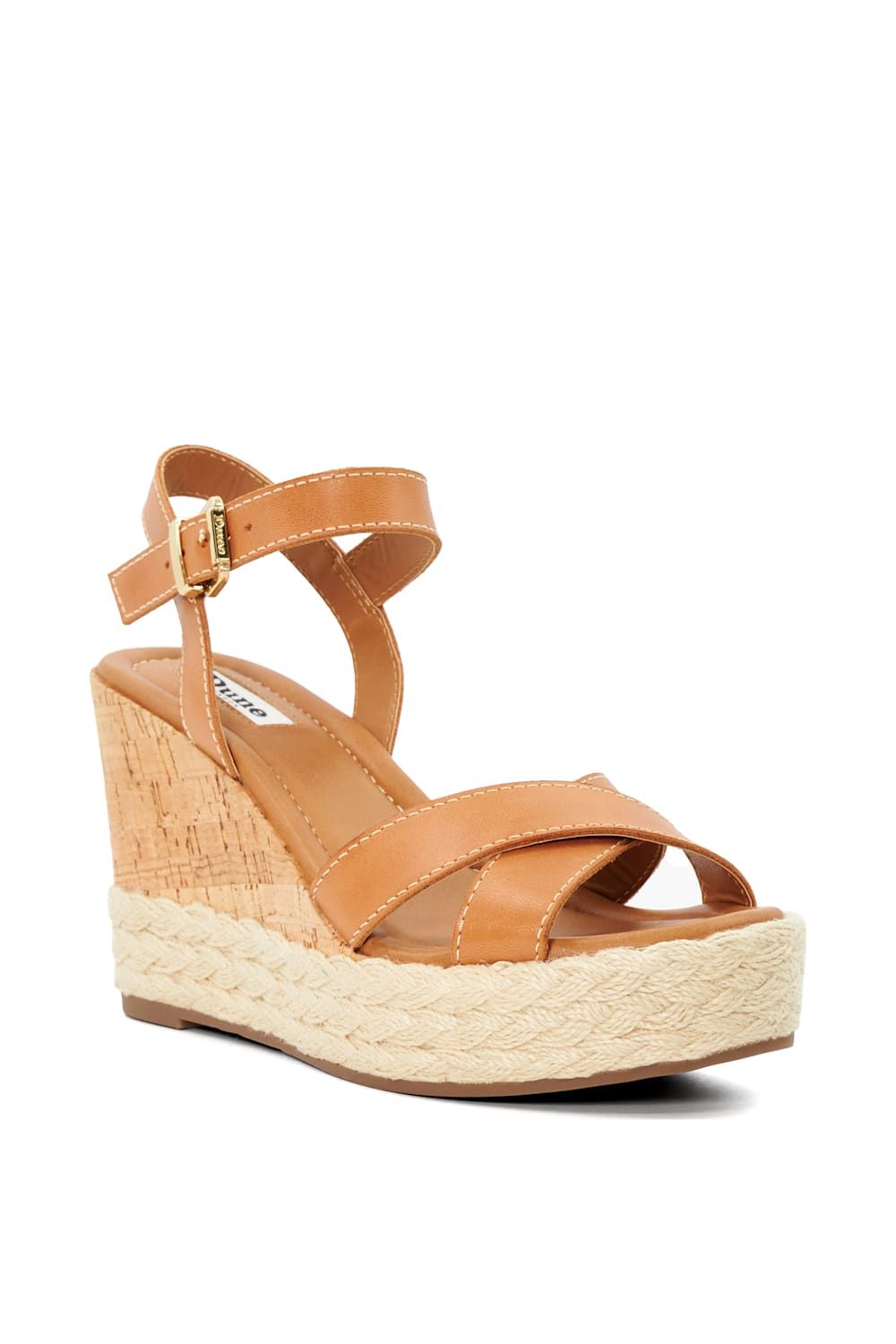 Dune London Kindest' Leather Wedges