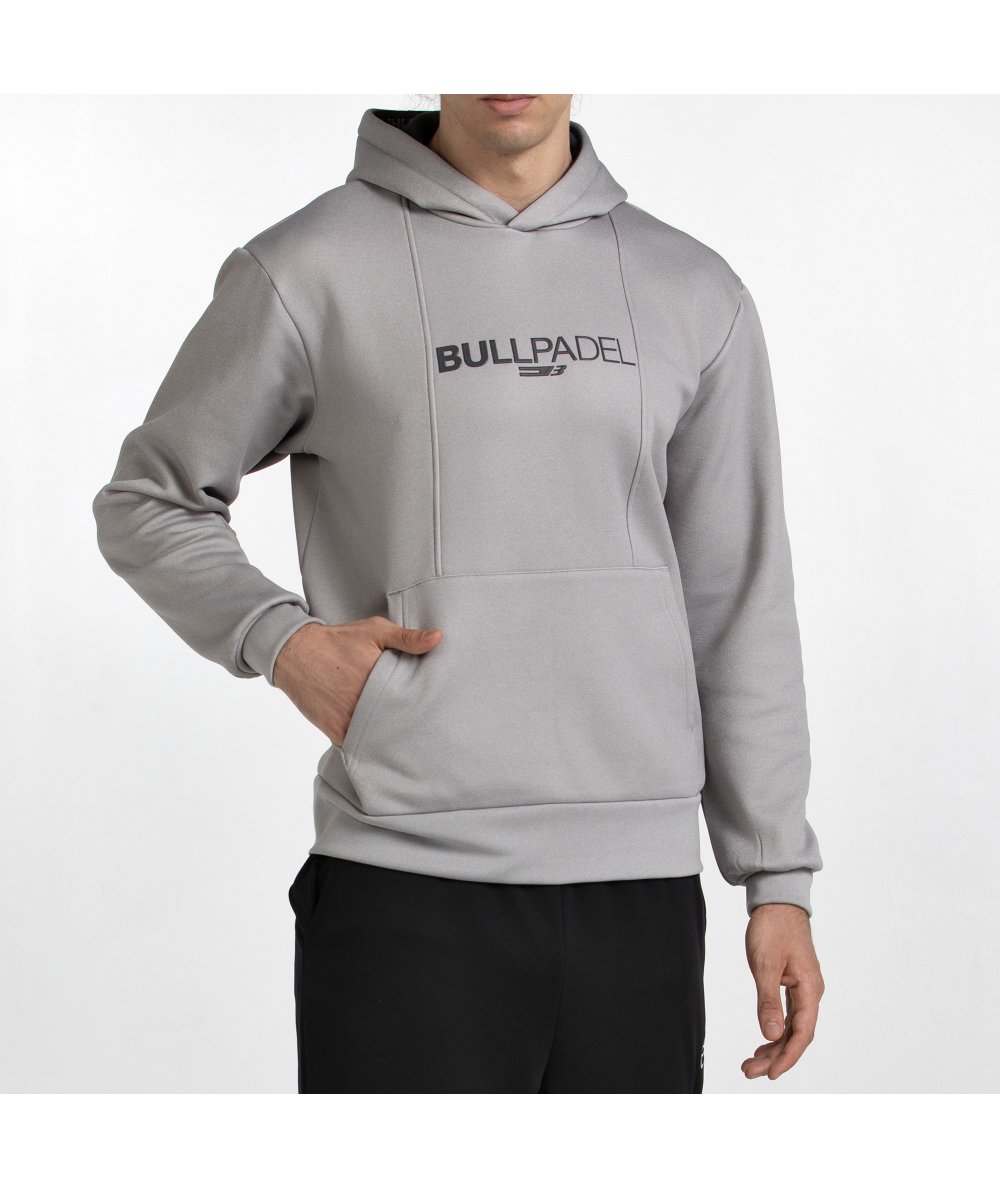 SUDADERA BULLPADEL ACUBE GRIS MEDIO VIGORE