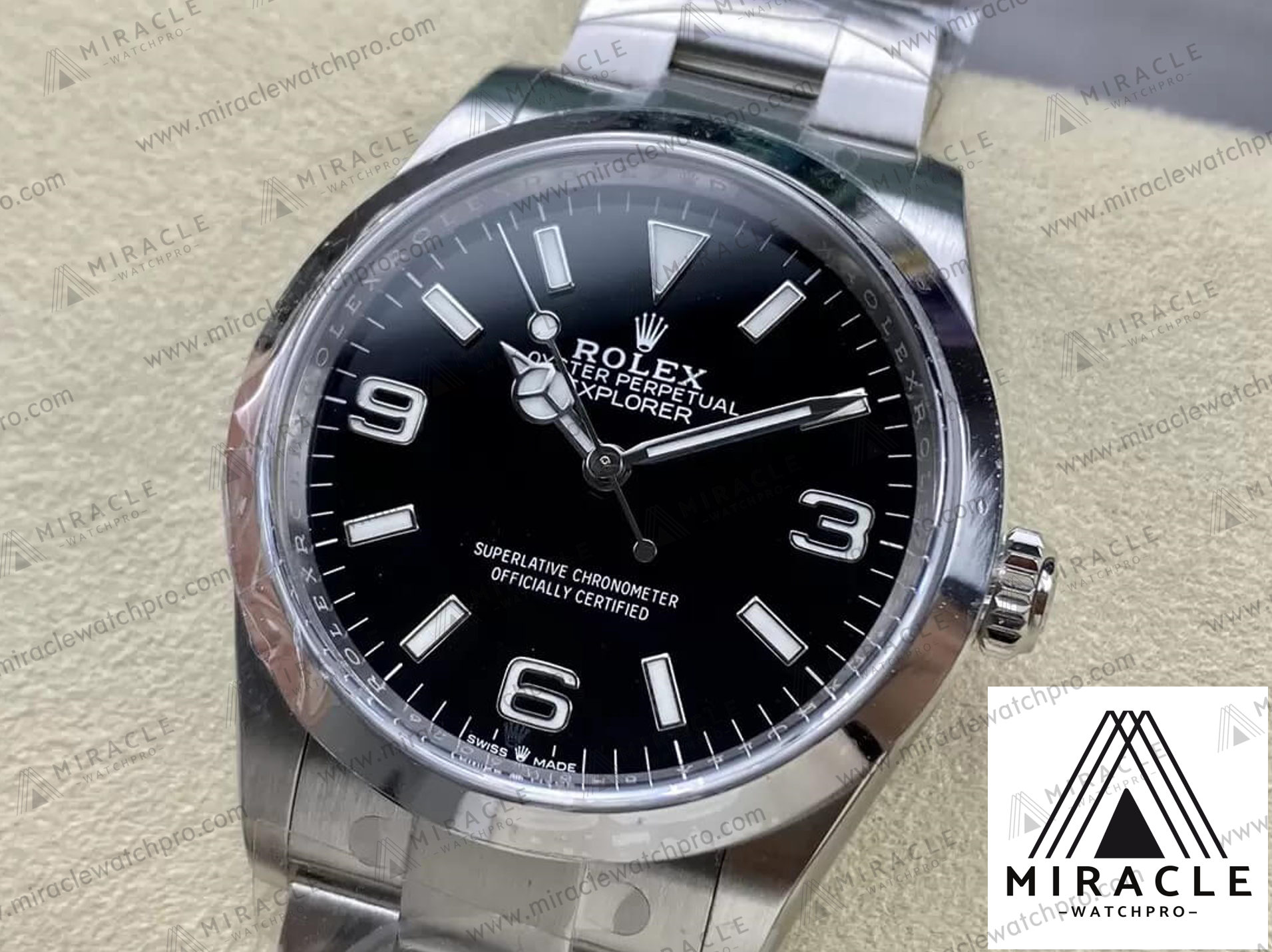 ROLEX-Explorer-ref.M124270-0001-Elite Clone-36mm-Replica Watch