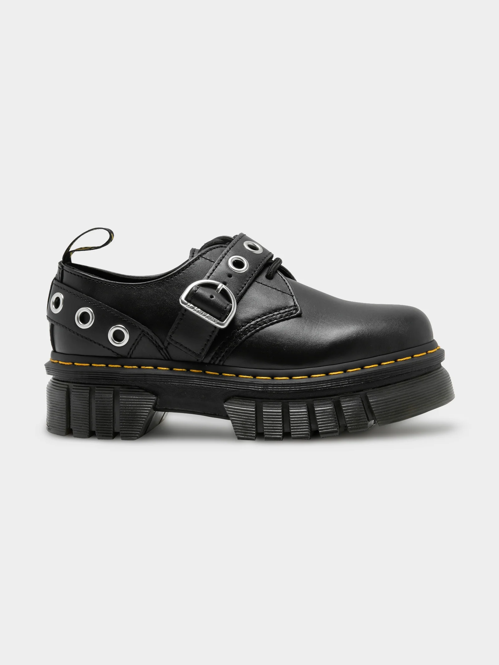 Womens Audrick Hardware Leather Platform Shoes