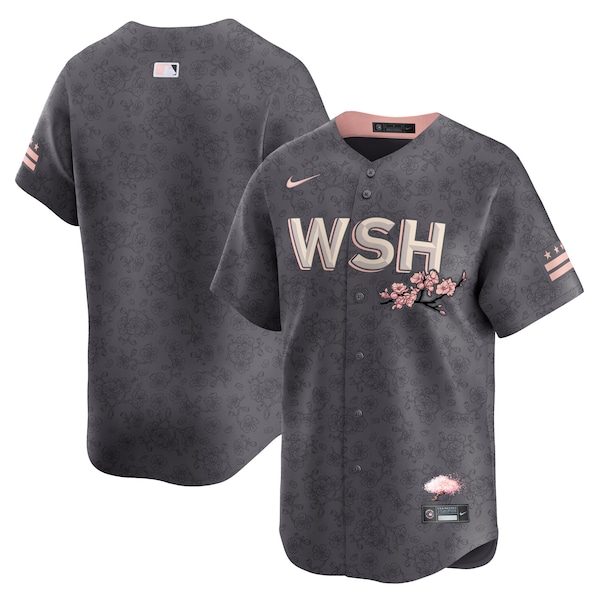 Washington Nationals Nike City Connect Limited Jersey - Charcoal