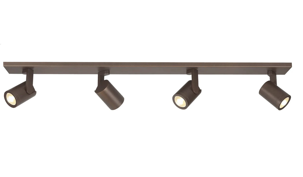 Highlight spot HALO - 4 lichts - 91.5 x 15  cm - bruin