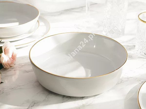 Serwis obiadowy na 12 osób (40 el.) Lubiana - Ankara Gold 1608C