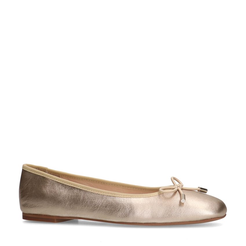 Manfield Gouden leren ballerina's