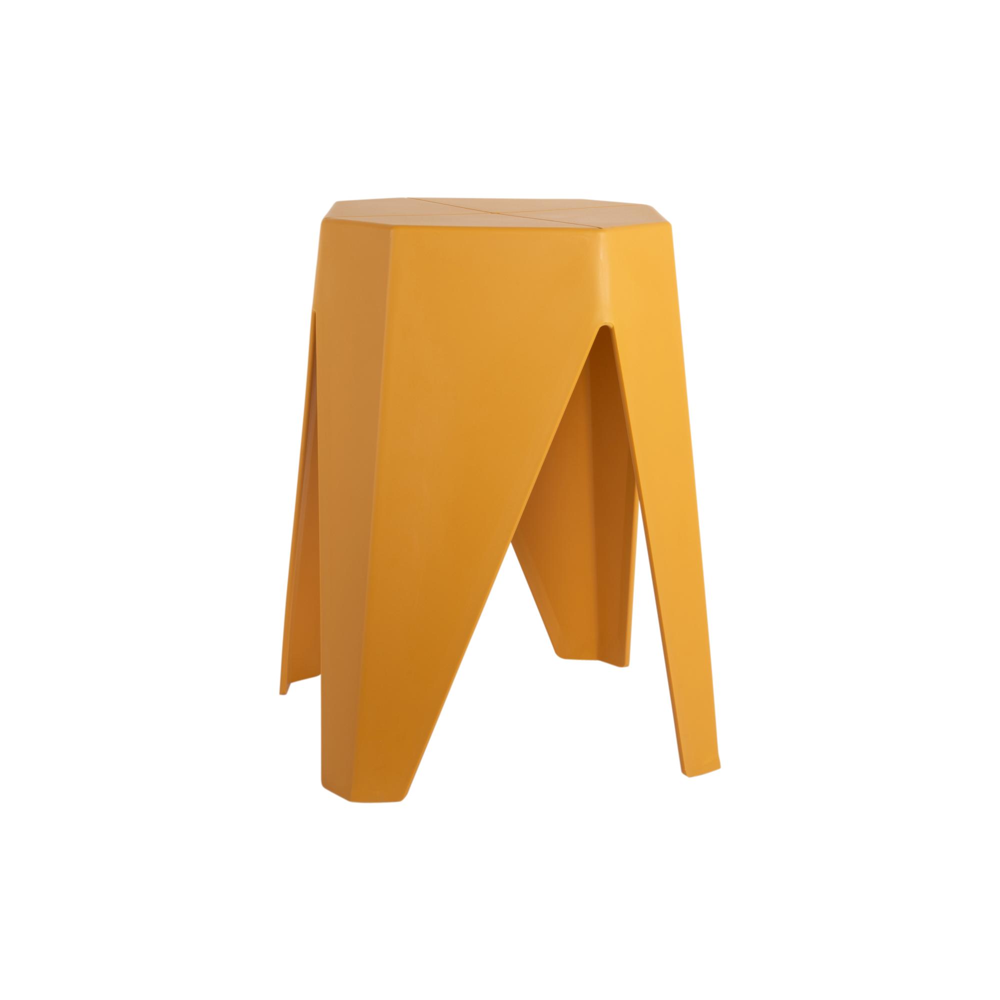 Leitmotiv kruk Cherish - geel - 29x29x47cm