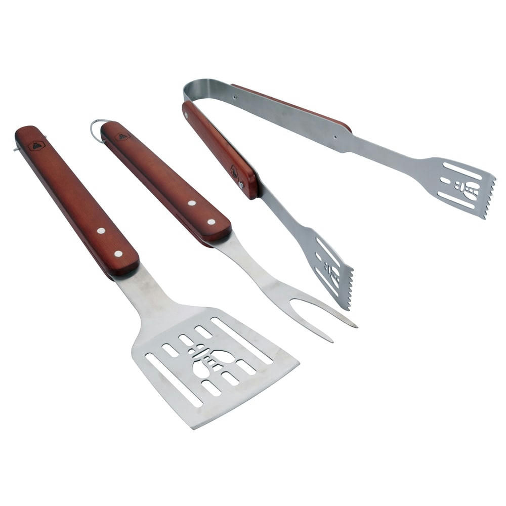 INOX - Set barbecue de 3 ustensiles