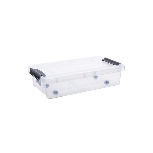 Boîte de rangement sous lit 31 litres à roulettes ProBox