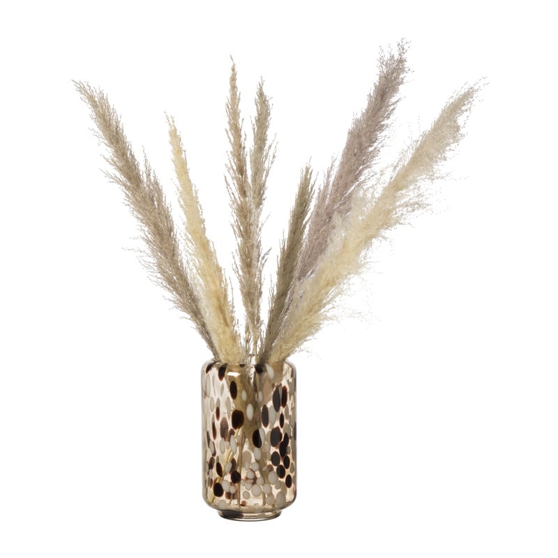 Vaas gewolkt - bruin - &Oslash;15x25 cm