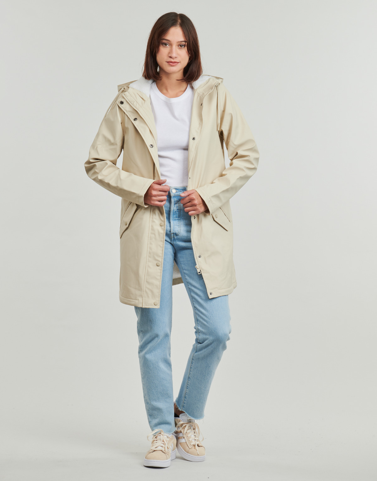 Only - ONLSALLY RAINCOAT - Ecru