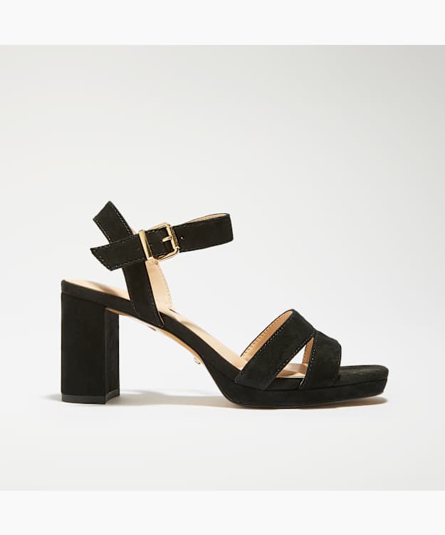 Manifesting Black - Block Heel Sandals