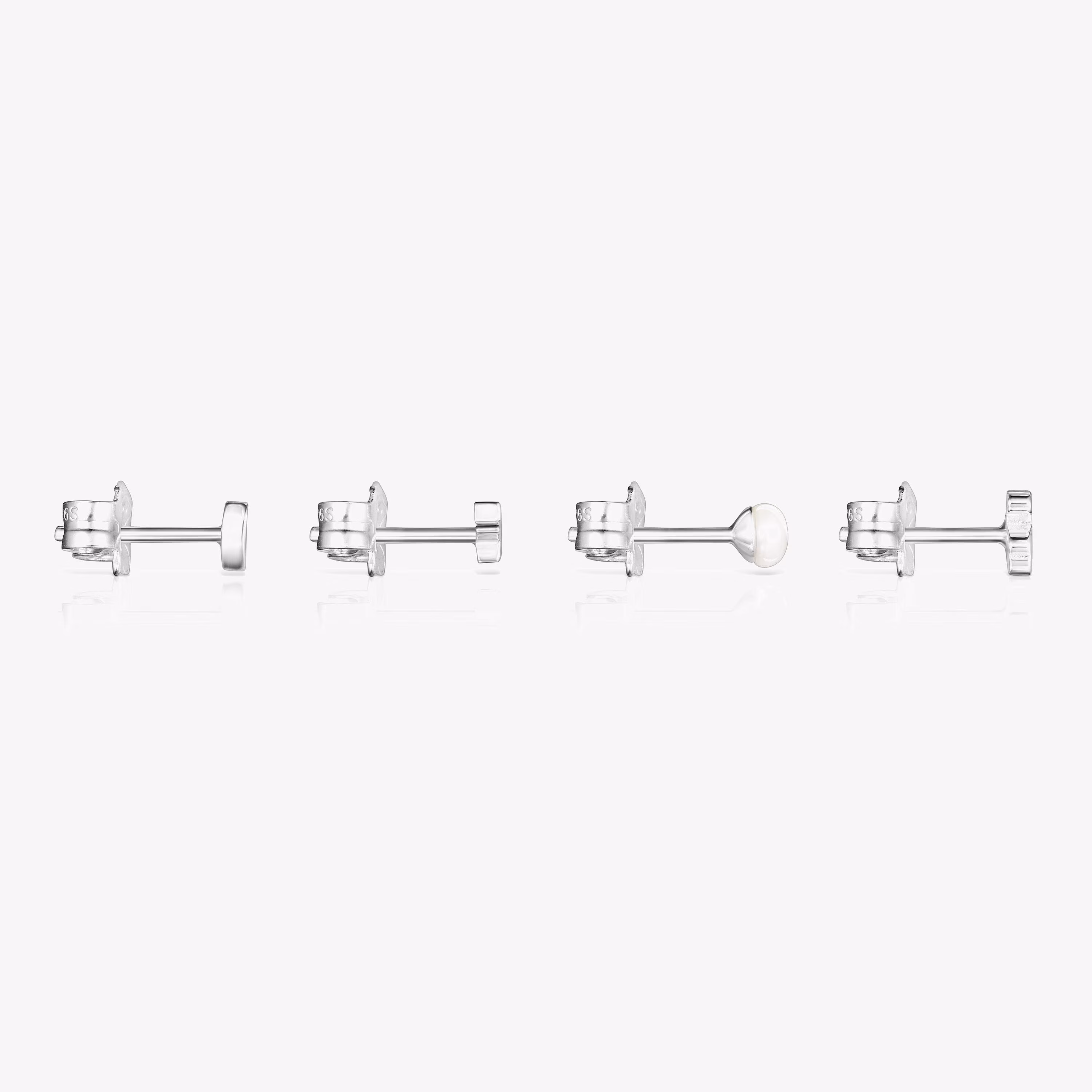 Pack de Pendientes de plata y perlas Cool Joy