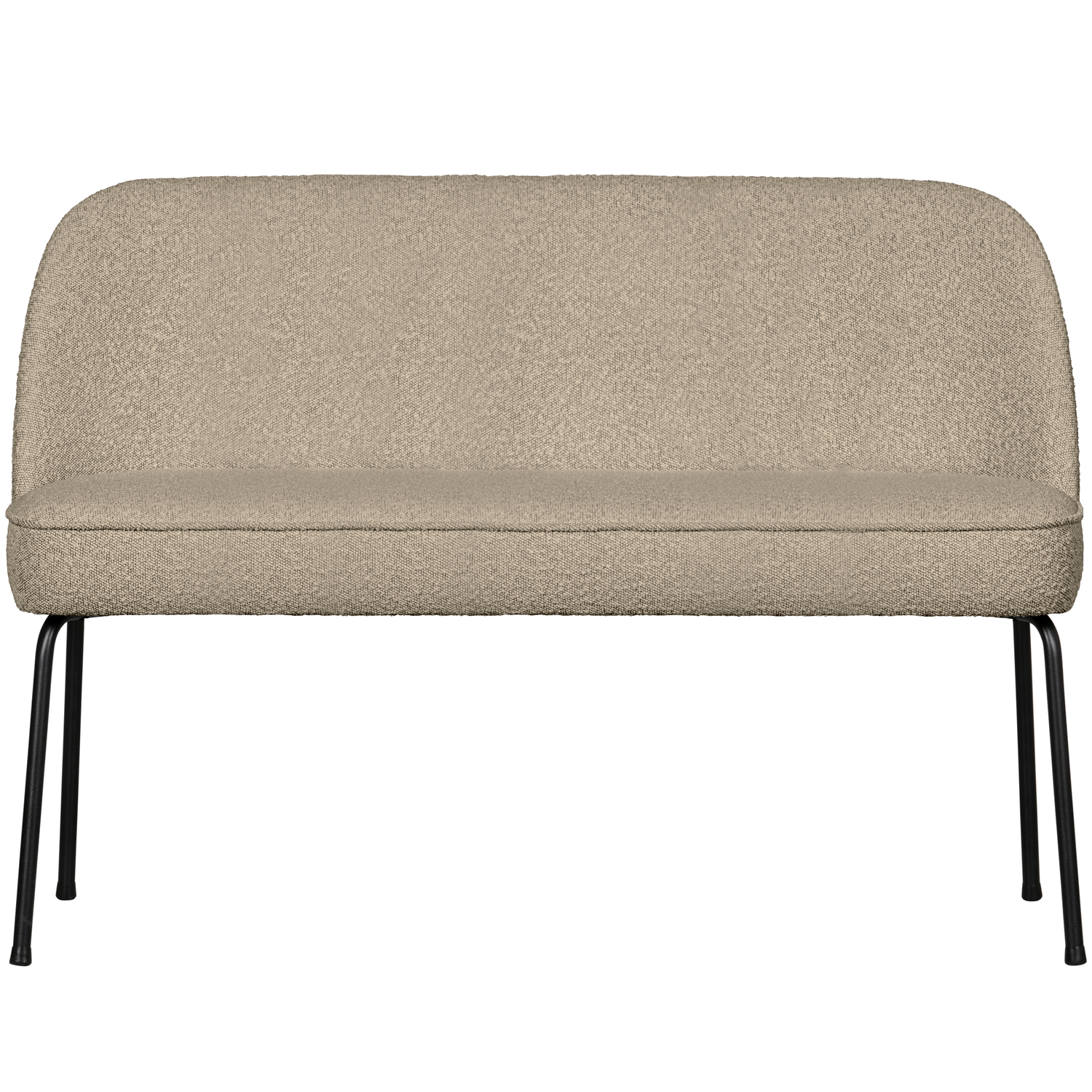 WOOOD eetbank Vogue - Bouclé - Beige - 83x120x59