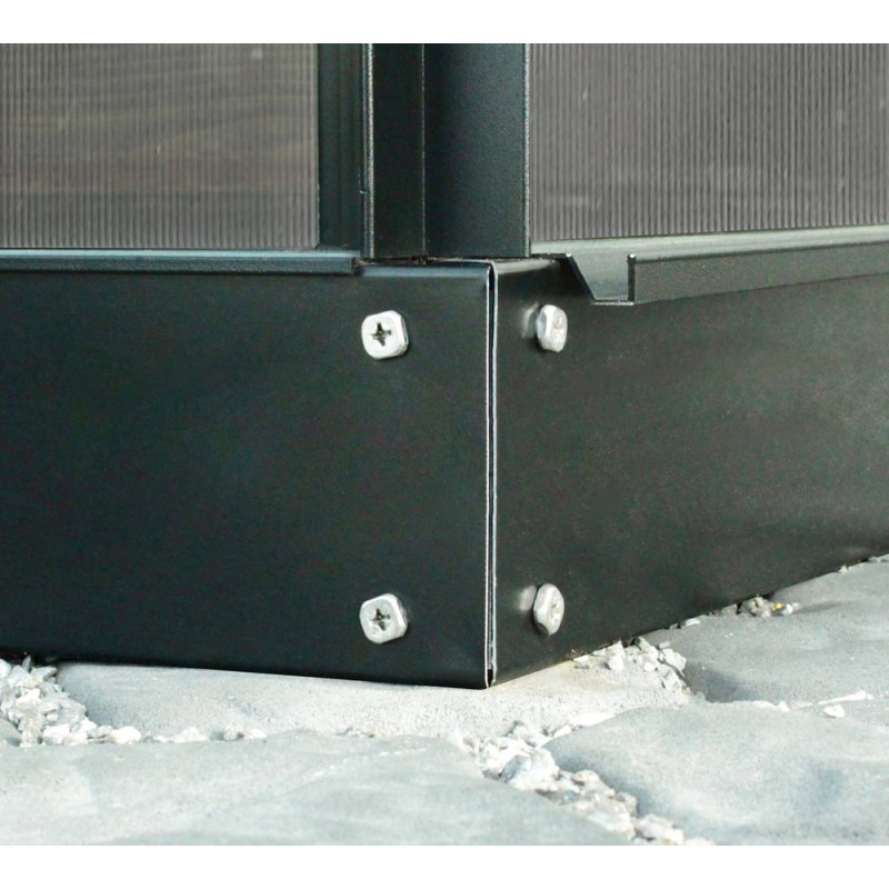 Embase pour serre Calypso noire 5,8 m² VITAVIA