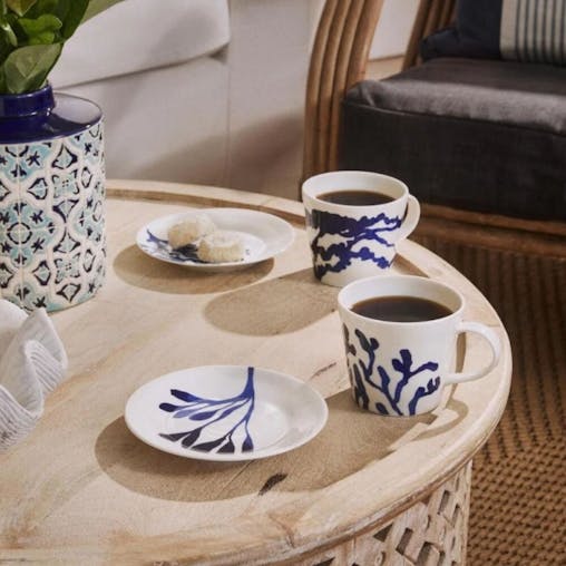 Royal Doulton Pacific 10th Anniversary 4 Piece Mug Set 400ml