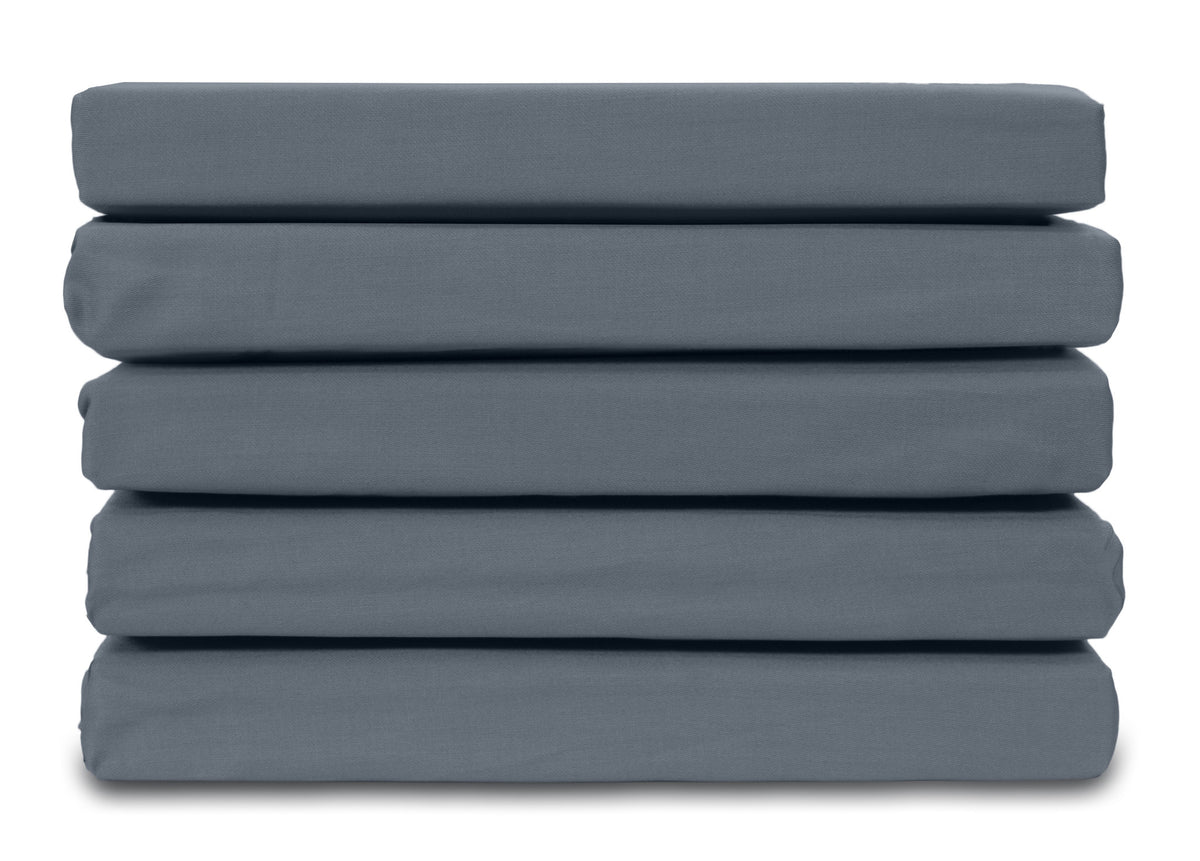 Ten Cate hoeslaken - 100% katoensatijn - 140x200 - donkerblauw