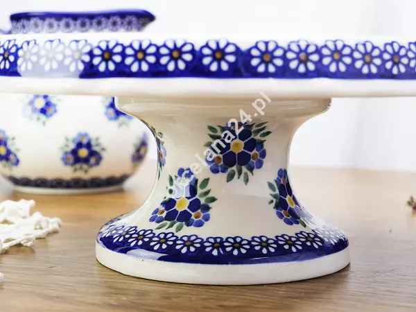 Patera na nodze 27 cm Bolesławiec - Altmańska Polana gat. I