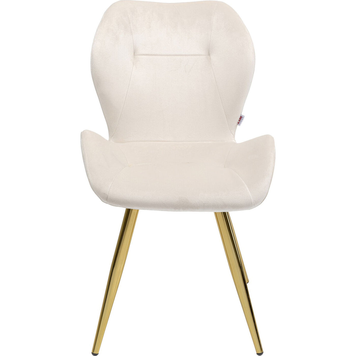Kare Design Stoel Viva fluweel creme