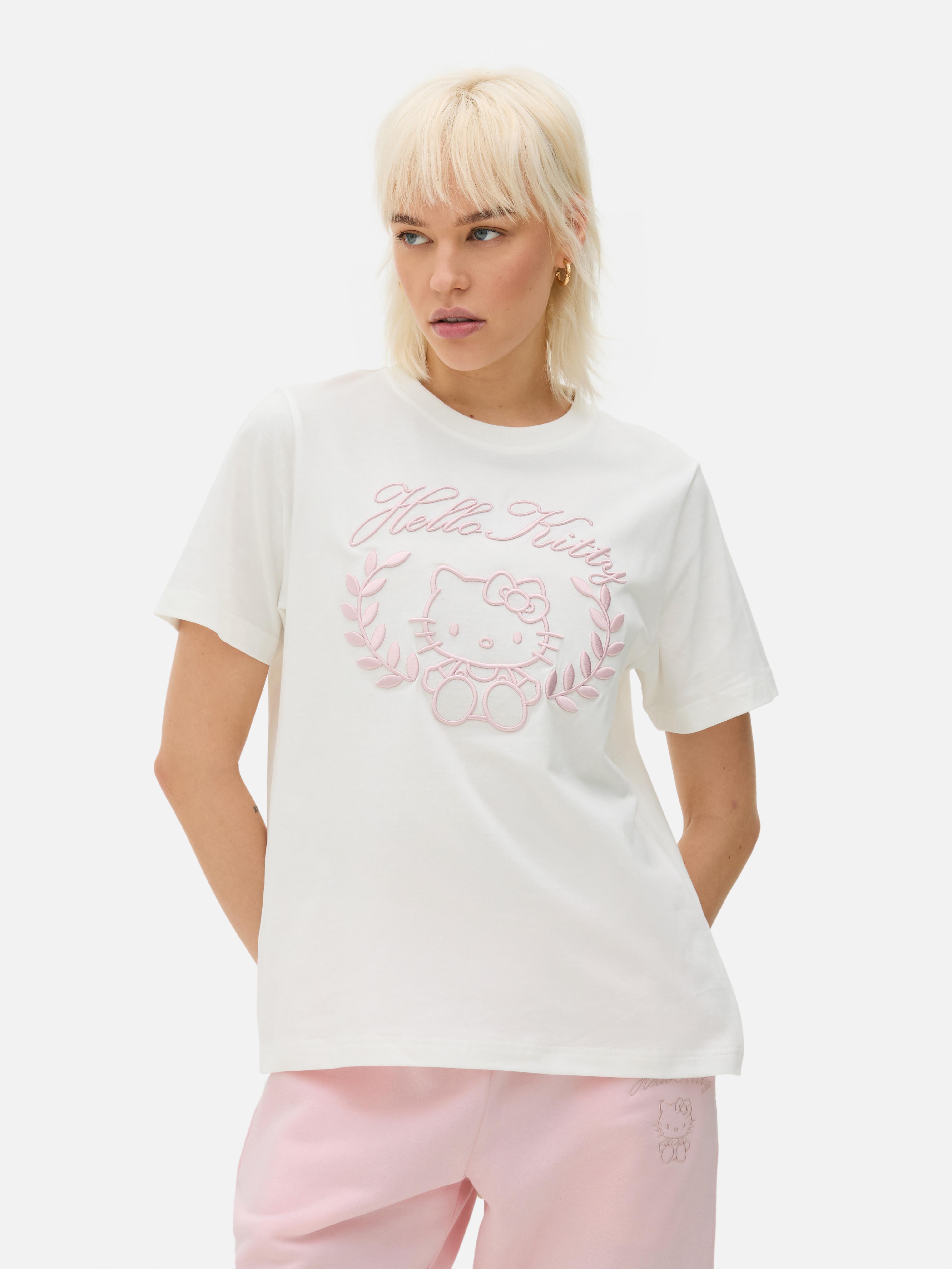 Hello Kitty Cotton Wreath Tee