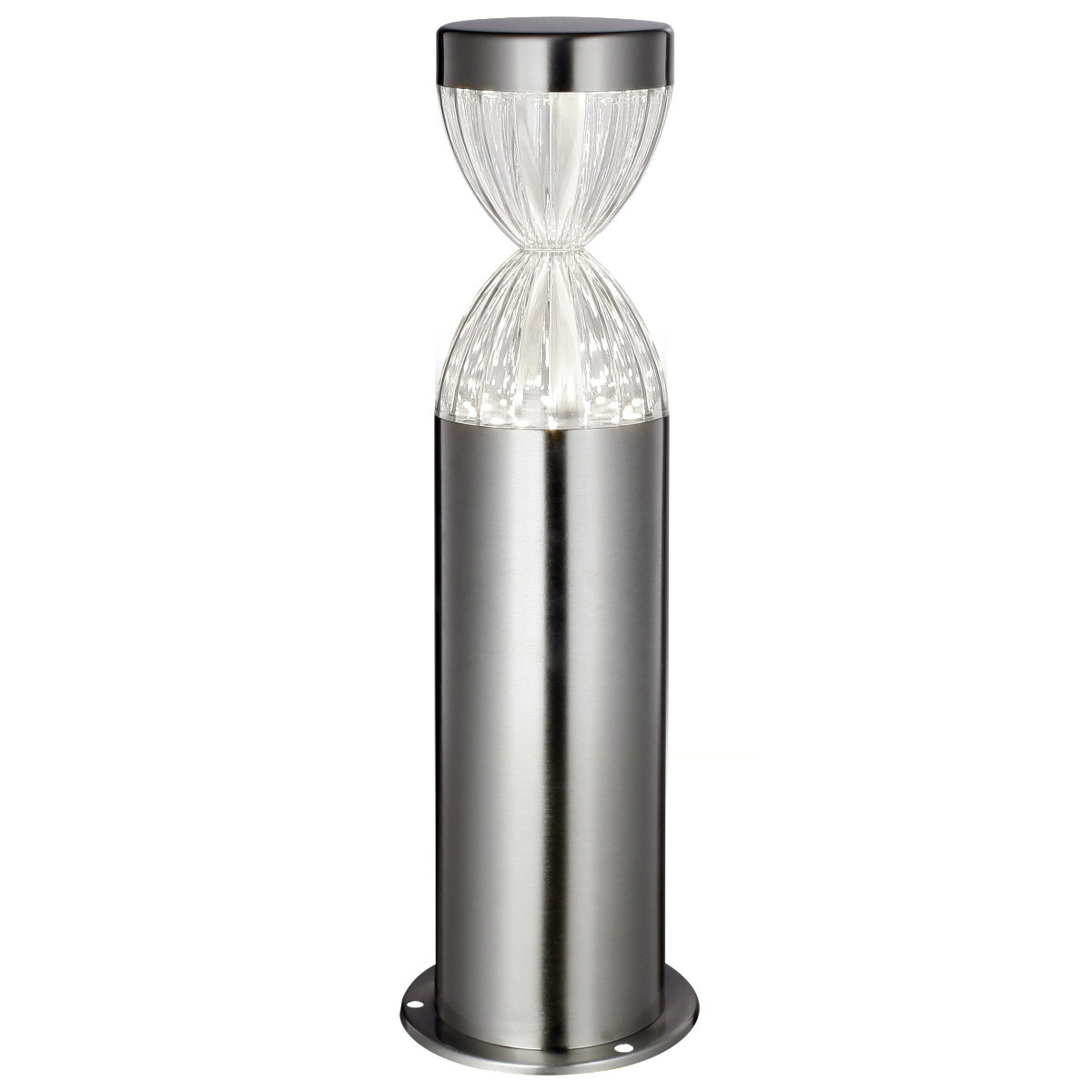 Lampa ogrodowa ADRIA wys:36 cm srebrna satynowana LED 1x6W 420lm IP44 Polux