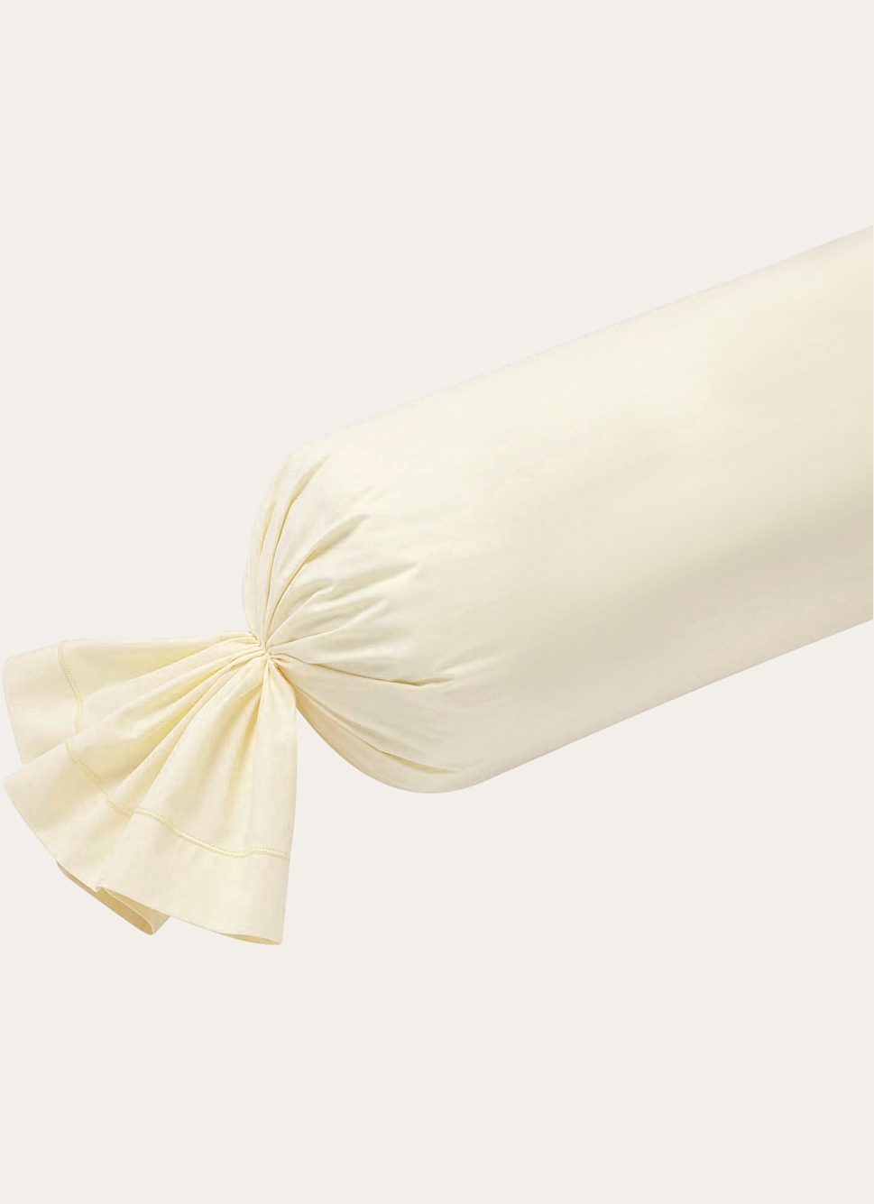 TAIE DE TRAVERSIN EN COTON BLANC