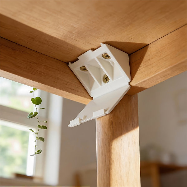 12 tak'ecker plastique blanc 25 x 43 mm